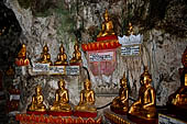 Inle Lake Myanmar. Pindaya, the famous Shwe Oo Min pagoda, a natural cave filled with thousands of gilded Buddha statues.